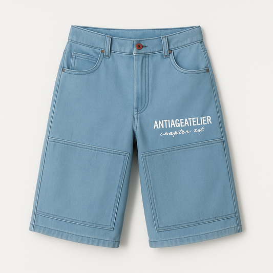 LIGHT BLUE DENIM SHORT